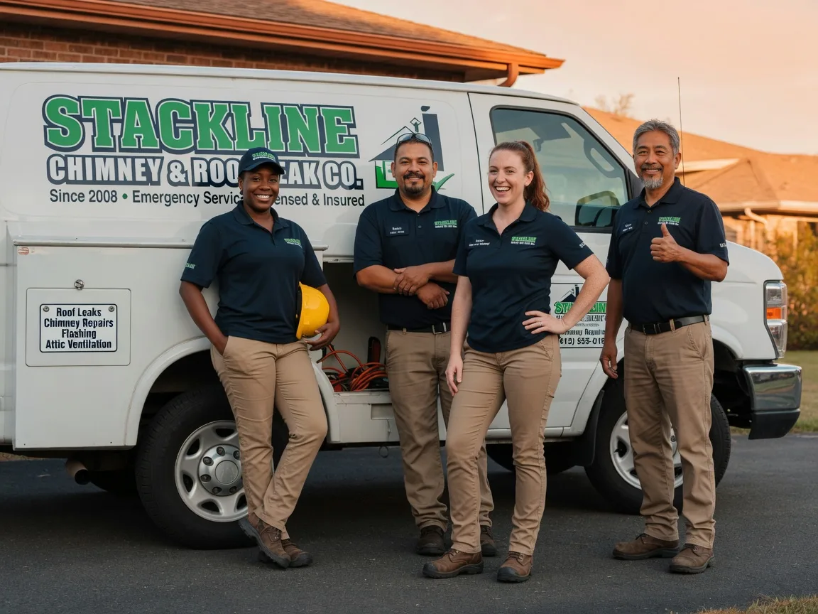 Chimney flashing repair company in Montrose, IA
